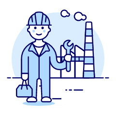 Factory Engineer 1 Illustration from UX Duotone Set