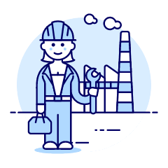 Factory Engineer 2 Illustration from UX Duotone Set