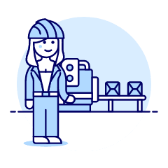 Factory Worker 2 Illustration from UX Duotone Set