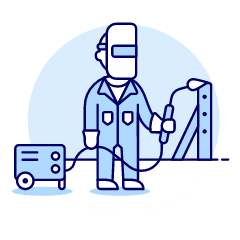 MACHINE WELDER 1 Illustration from UX Duotone Set