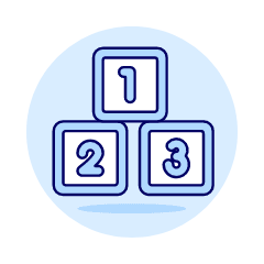 Learning Toy Number Illustration from UX Duotone Set