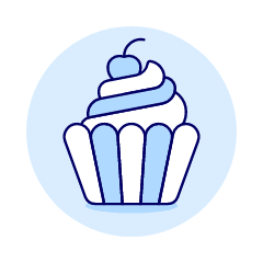 Cupcake 1 Illustration from UX Duotone Set
