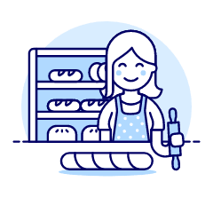 Pastry Chef 2 Illustration from UX Duotone Set