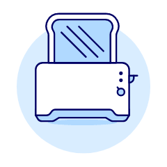 Toast Illustration from UX Duotone Set