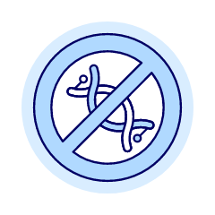 No Gmo Illustration from UX Duotone Set