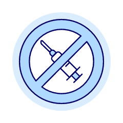 No Injection Illustration from UX Duotone Set