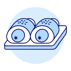 Sausage Bun Illustration from UX Duotone Set