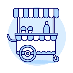 Ice Cream Cart 1 Illustration from UX Duotone Set