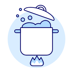 Boiling Illustration from UX Duotone Set