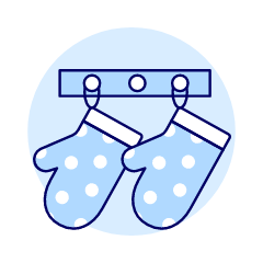 Cooking Gloves Illustration from UX Duotone Set