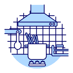 Cooking Spaghetti Illustration from UX Duotone Set