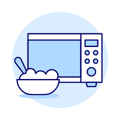Microwave Illustration from UX Duotone Set