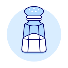 Salt Bottle Illustration from UX Duotone Set