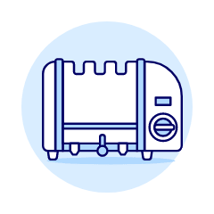 Toaster Illustration from UX Duotone Set