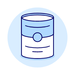 Canned Food Illustration from UX Duotone Set