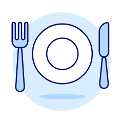 Tableware Illustration from UX Duotone Set