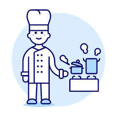 Chef 1 Illustration from UX Duotone Set