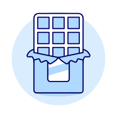 Choco Bar Illustration from UX Duotone Set