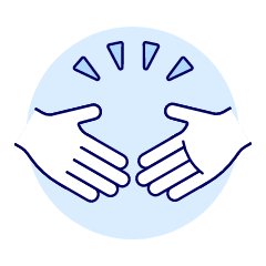 Hand Shake 1 Illustration from UX Duotone Set