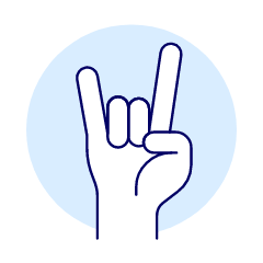 Love Gesture 1 Illustration from UX Duotone Set