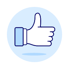 Thumbs Up 1 Illustration from UX Duotone Set