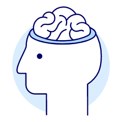 Brain 1 Illustration from UX Duotone Set