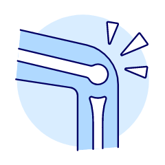 Knee Pain 1 Illustration from UX Duotone Set