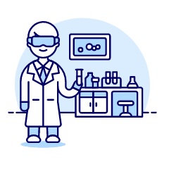 Laboratory Scientist 1 Illustration from UX Duotone Set
