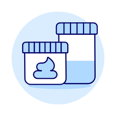 Laboratory Stool Urine Illustration from UX Duotone Set