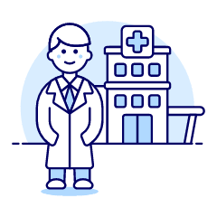 Doctor Hospital 1 Illustration from UX Duotone Set