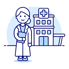 Doctor Hospital 2 Illustration from UX Duotone Set