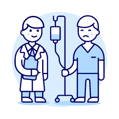 Patient Doctor 1 Illustration from UX Duotone Set