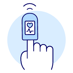 Heart Rate 4 Illustration from UX Duotone Set