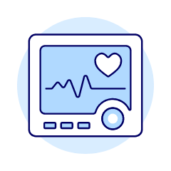 Monitor EGK Illustration from UX Duotone Set