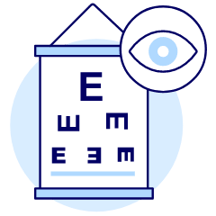 Eye Chart 2 Illustration from UX Duotone Set