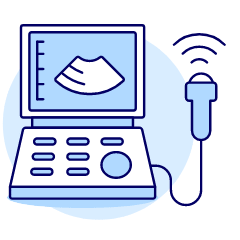 Ultrasound Machine Illustration from UX Duotone Set