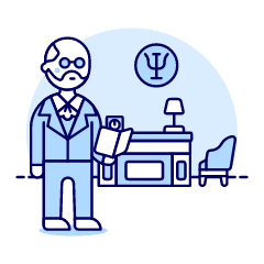 Psychologist 7 Illustration from UX Duotone Set