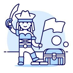 Pirate Loot 2 Illustration from UX Duotone Set