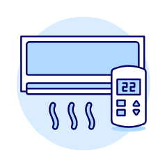 Air Conditioner Illustration from UX Duotone Set