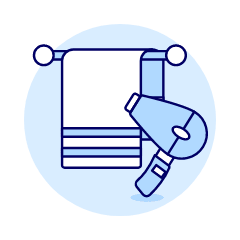 Towel Dryer Illustration from UX Duotone Set