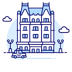 Luxury Hotel Illustration from UX Duotone Set