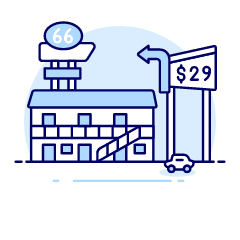 Motel Illustration from UX Duotone Set