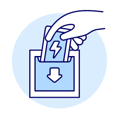 Hotel Electric Keycard 1 Illustration from UX Duotone Set