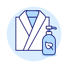 Bathrobe Illustration from UX Duotone Set