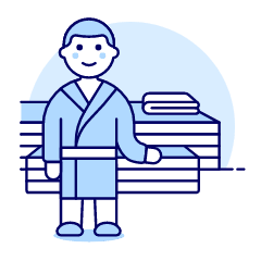 Sauna Room 1 Illustration from UX Duotone Set