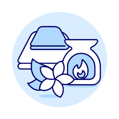 Spa Towel Illustration from UX Duotone Set