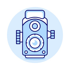 Camera Vintage 2 Illustration from UX Duotone Set