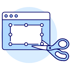 Crop Cut Illustration from UX Duotone Set