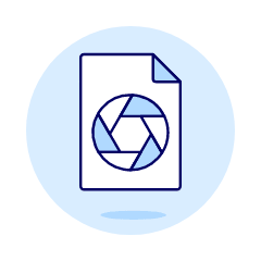 File Picasa Illustration from UX Duotone Set