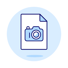 File Raw Photo Illustration from UX Duotone Set